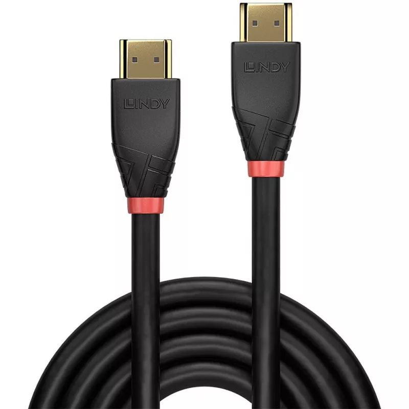 Lindy Cavo HDMI attivo 4K60 da 7,5 m, 7,5 m, HDMI Type-A (standard), HDMI Type-A (standard), 18 Gbit/s, Audio Return Channel (ARC), nero