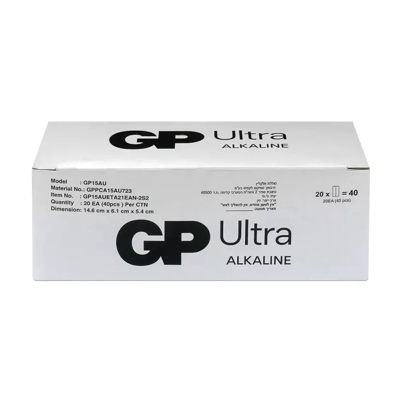 Batterie alcaline GP Battery LR6 AA 40 pezzi (modello 15AU21-S2)