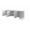 HOLE cassettiera 190x40,5x74,5 cm bianco opaco