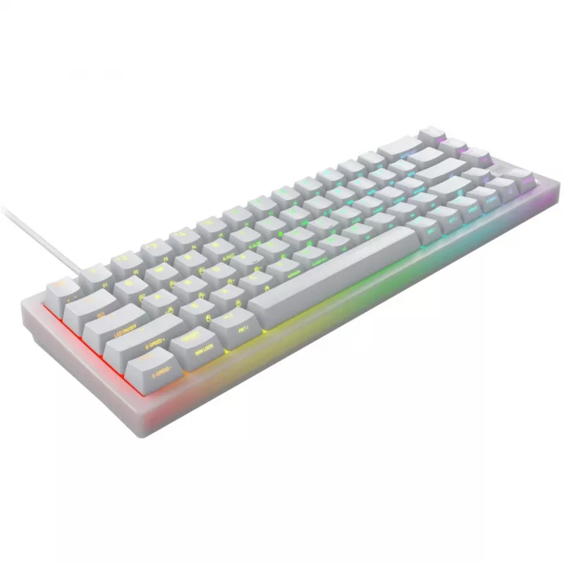 Tastiera compatta CHERRY K5V2 gaming USB QWERTY inglese bianco 67 tasti RGB LED