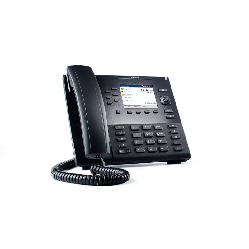 Telefono IP Mitel 80C00002AAA-A nero 9 linee LCD