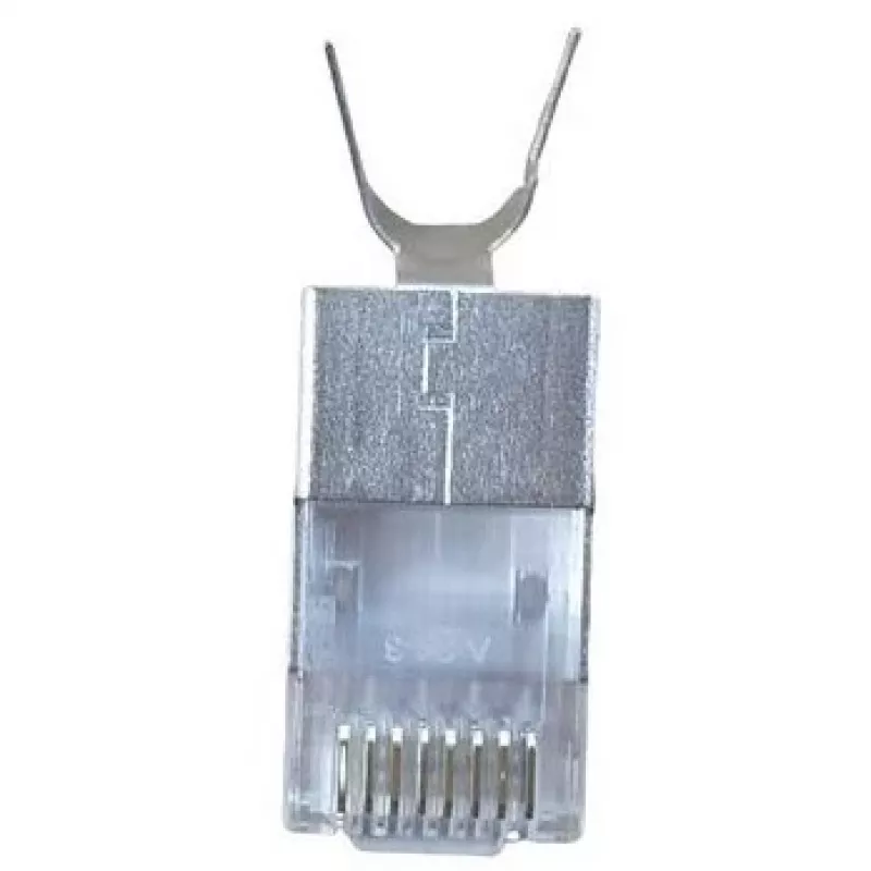 Connettore RJ45 schermato EQUIP Cat 8.1, connettore maschio, argento, 50 pezzi, 11,7×22,5 mm, 3,7 g
