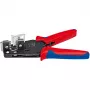 Pinza spellafili di precisione Knipex con lame sagomate 2,5 - 10,0 mm² · AWG 13 - 7 per materiali difficili da lavorare (12 12 10)