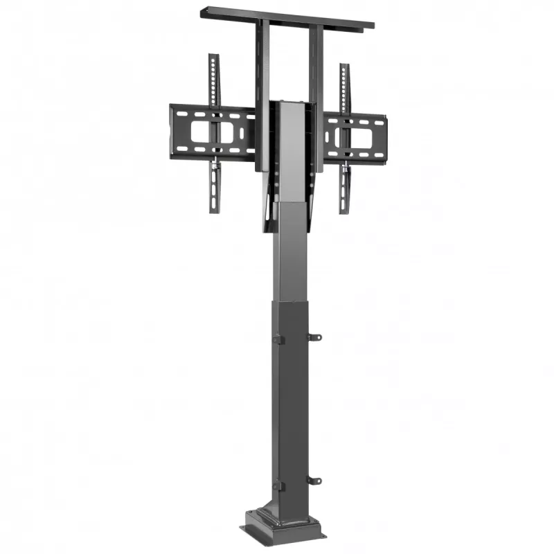 Maclean MC-866 supporto TV elettrico a scomparsa per 37-65 pollici (94-165,1 cm), telecomando, VESA fino a 600×400, max 50 kg, nero