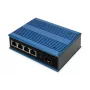 Digitus switch di rete Fast Ethernet 4 porte, industriale, unmanaged, 1 uplink SFP FE