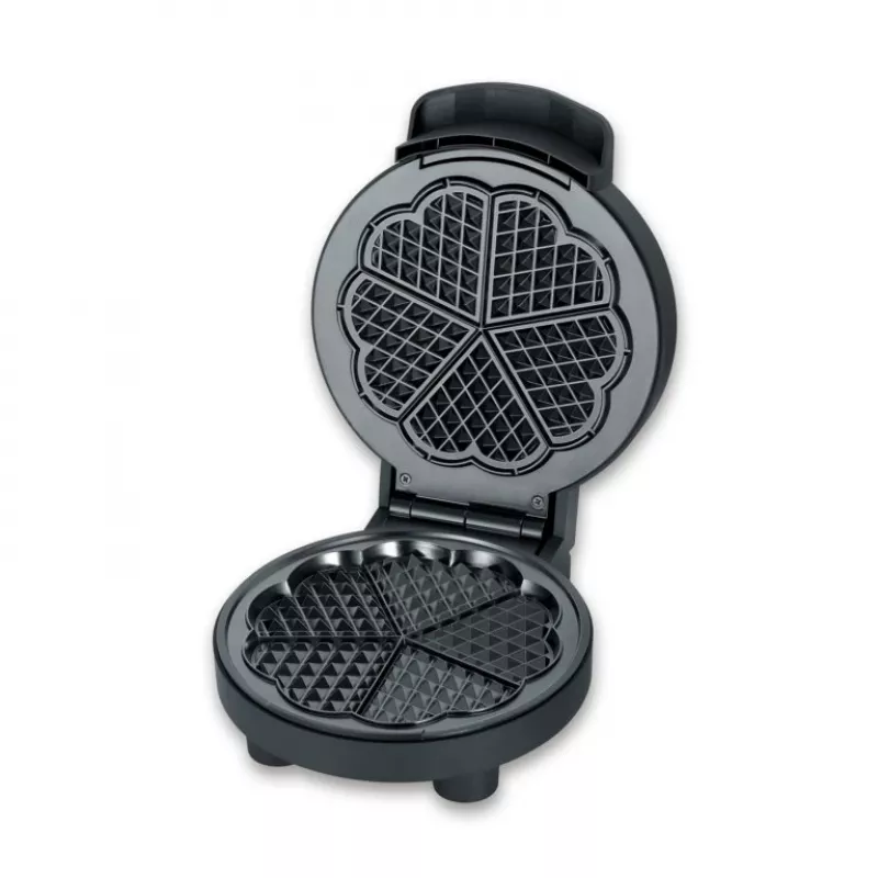Macchina per waffle Severin WA 2116 1000 W nero a forma di cuore
