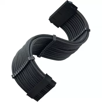 SilverStone PP07E - cavo prolunga alimentazione - ATX, 24 poli (M) a ATX, 24 poli (F) - 30 cm - nero
