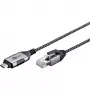 Cavo Ethernet Goobay USB-C 3.1 a RJ45 sottile 3 m – collega router, modem o (74404)