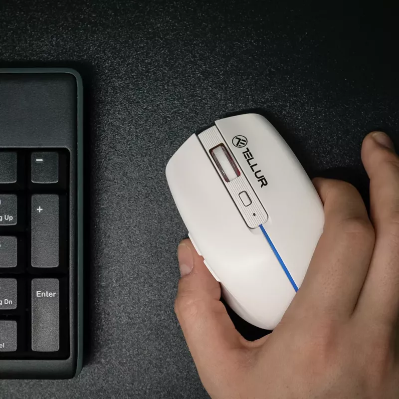 Tellur Silent Click mouse senza fili bianco
