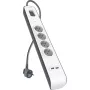 Ciabatta Belkin 525J con 4 prese Schuko e 2 porte USB-A, cavo 2 m