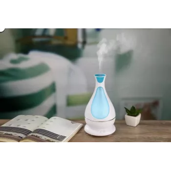 Diffusore aroma MiniMu con luce LED, 400 ml, bianco