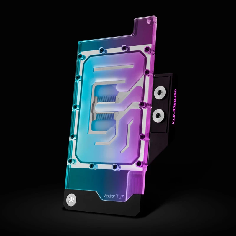 Water block EK Water Blocks acrilico rame nero nichel trasparente