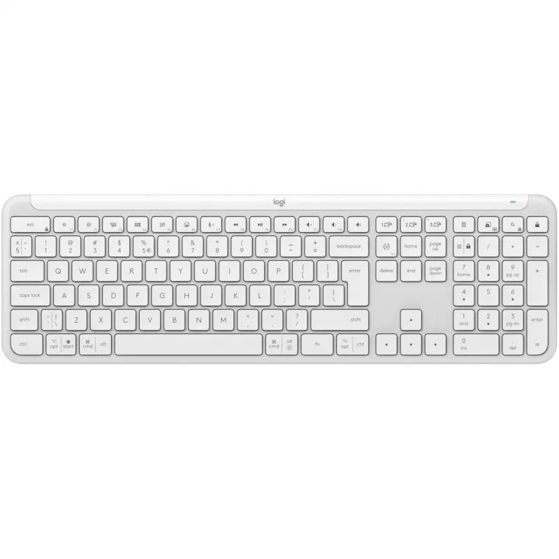 Tastiera Logitech K950 Signature sottile da ufficio RF Wireless Bluetooth QWERTY US International bianco