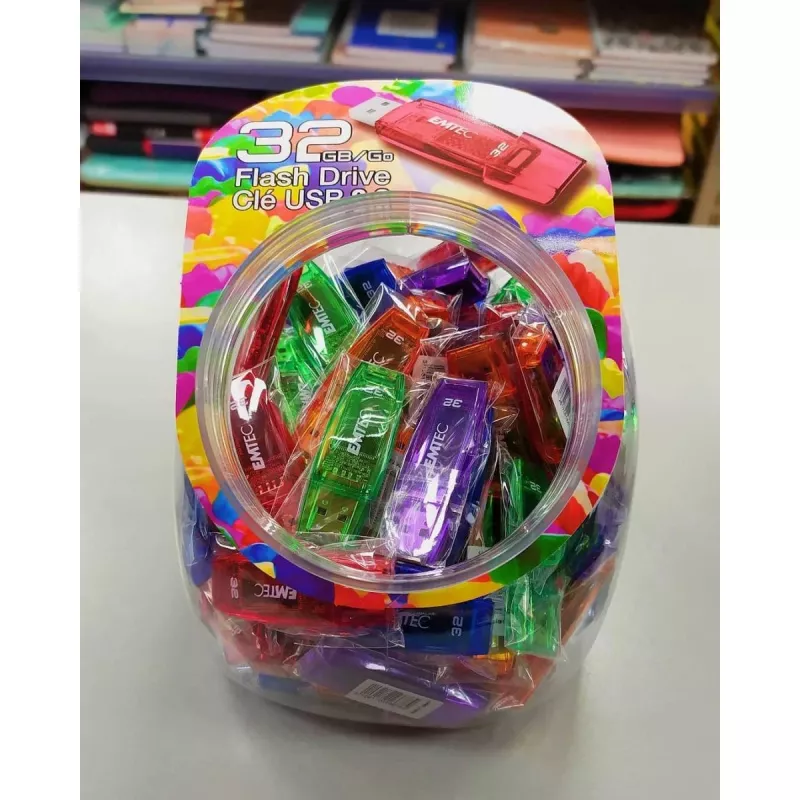 Chiavetta USB Emtec 32 GB USB Type-A C410 Color Mix Candy Jar