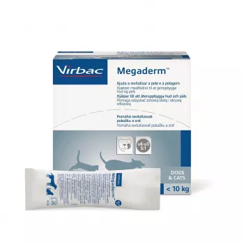 VIRBAC MEGADERM MONO bustine 4 ml × 28 — integratore cutaneo per cani e gatti
