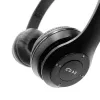Cuffie wireless MEDIA-TECH EPSILION BT MT3591 Bluetooth 4.2 microfono radio FM nero