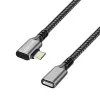 USB 3.2 Gen2 Type-C a USB-C femmina, PD, 1 m