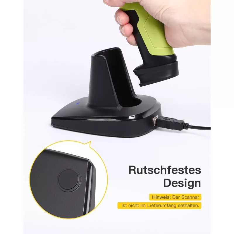 Lettore di codici a barre Inateck BS04001 2-in-1 wireless ricaricabile via USB