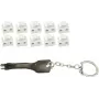 Blocco porta ShiverPeaks 08-01036 RJ-45 bianco con chiave