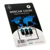 Kit copri webcam Lamptron LAMP-AP303, 3 pezzi nero