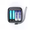 Caricabatterie XTAR BC4 per AA/AAA NiMH e Li-Ion, 4 slot, ingresso DC/USB, nero