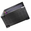 Case PC MODECOM Volcano Stellar 5F ATX Midi Tower, vetro temperato, 5 ventole preinstallate, USB‑C, supporta microATX/ATX, GPU max 420 mm, altezza dissipatore CPU 175 mm