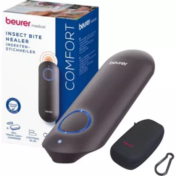 Beurer BR 65+ Dispositivo per punture di insetti - apparecchio a trattamento termico con custodia e moschettone