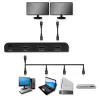 Qoltec 51797 Splitter HDMI attivo 2 x HDMI 4K x 2K | 6 Gb/s | 60 Hz