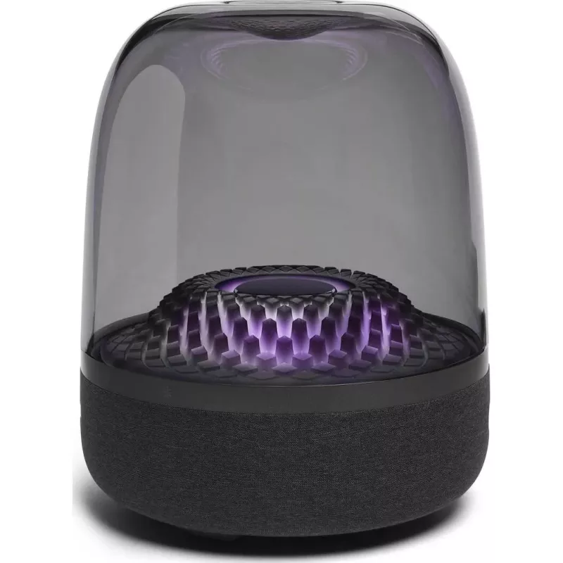 Altoparlante portatile wireless Harman/Kardon Aura Studio 4 — 100 W, 3 driver, 45–20000 Hz, nero/trasparente