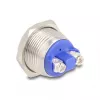 Pulsante DeLOCK 22040 2P nichel acciaio inox 250V 5A
