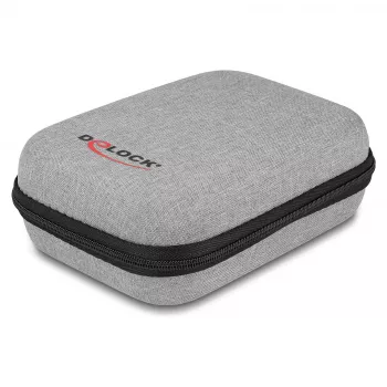 Valigetta rigida DeLOCK 18446 custodia protettiva 16,5 x 11,5 x 6 cm grigio