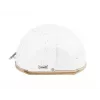 Portapane Maestro MR-1678G ovale, plastica e bambù, 350×200×250 mm, coperchio bianco scorrevole