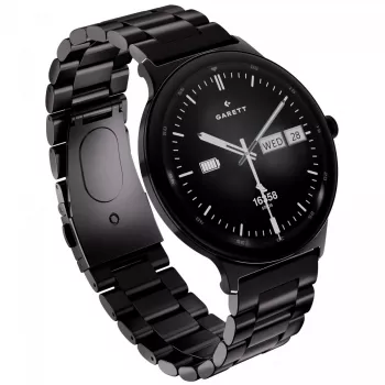 Smartwatch Garett Quantum – nero acciaio inox