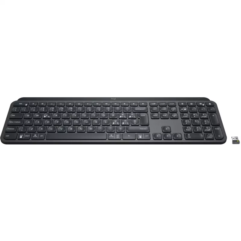 Logitech MX Keys for Business Tastiera RF Wireless + Bluetooth Italiano Grafite (920-010247)