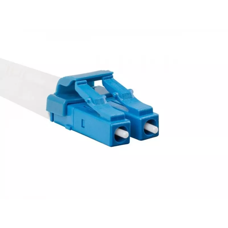LANBERG FO-LULU-SD11-0010-YE cavo patch in fibra ottica, SM da LC/UPC a LC/UPC duplex, G.657.A1, 1 m, giallo