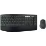 Combo tastiera e mouse Logitech MK850 Performance – dimensione completa (100%) – wireless – RF wireless + Bluetooth – QWERTY – nero – mouse incluso