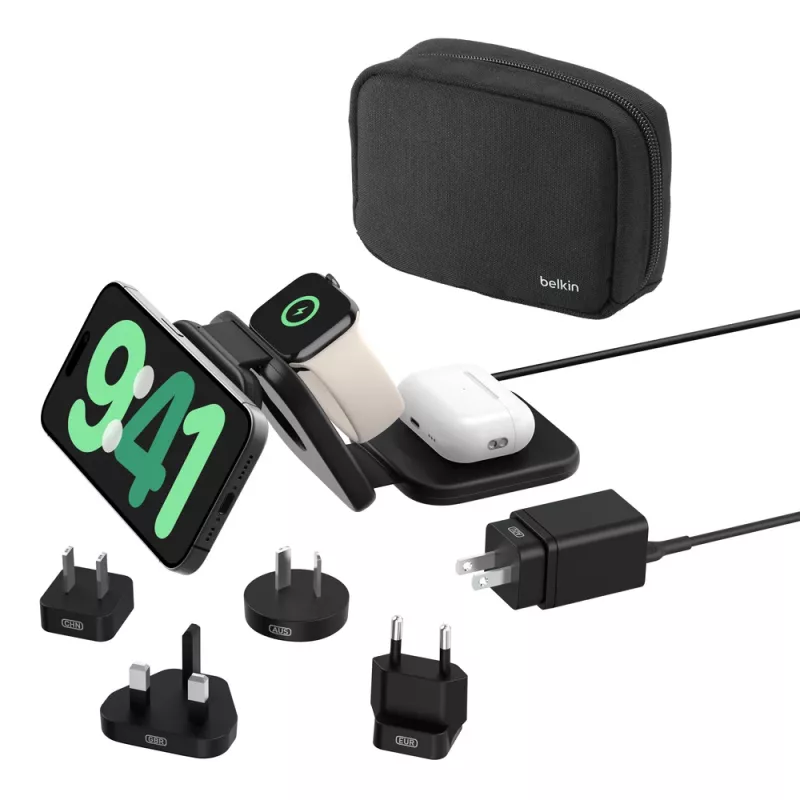 Belkin BoostCharge Pro cuffie smartphone smartwatch nero USB wireless ricarica rapida