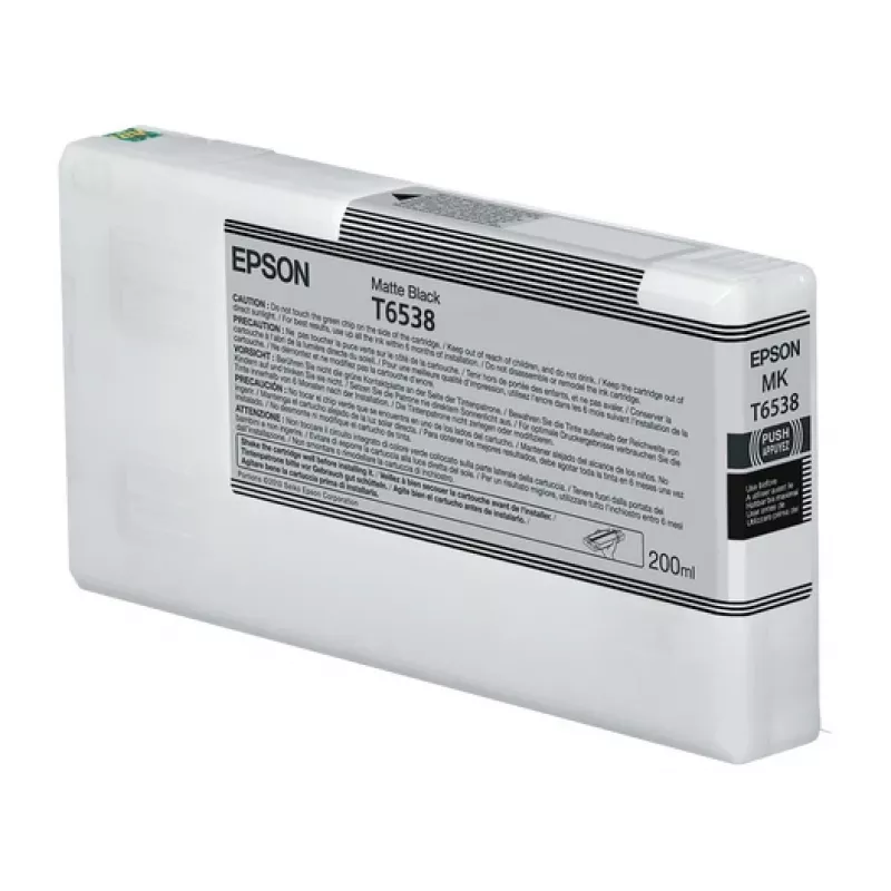 Cartuccia d'inchiostro Epson C13T65380N nero opaco 200 ml originale confezione singola