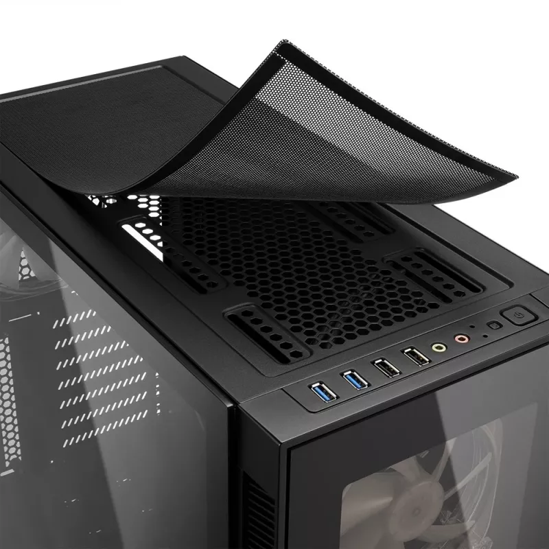 Sharkoon TG5 Pro RGB midi tower nero