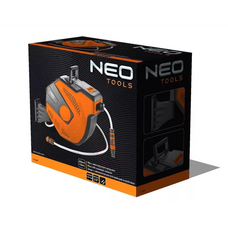 Tubo da giardino NEO tools 15-891, lunghezza 15 m, materiale resistente