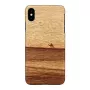 Custodia per smartphone man and wood per iPhone XS Max — terra nero