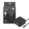 Qoltec 51027 caricabatterie | 65W | 5-20,3V | 2-3,25A | USB Type-C | PD