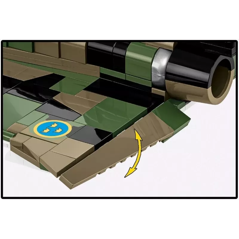 Set da costruzione Cobi Blocks Saab AJS 3 Viggen 911 pz. kit modellismo, 911 pezzi