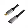 Cavo USB LogiLink USB 3.2 Gen 2 CUA0105 0,5 m USB-C nero grigio