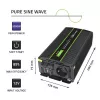 Qoltec Monolith 51934 inverter per auto, 2000 W, nero