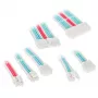 Kolink Core Adept kit prolunghe cavi intrecciati, bianco brillante/blu neon/rosa puro