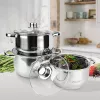 MAESTRO MR-2020-6M set di pentole da 6 pezzi, acciaio inox