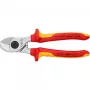 Knipex 95 16 165 cesoie per cavi isolate, 165 mm