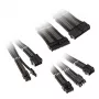 Kolink Core Adept kit prolunghe cavi intrecciati, nero/grigio canna di fucile
