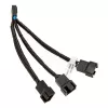EK Water Blocks EK-Kabel cavo splitter a Y per 3 ventole 4-Pin PWM 10 cm